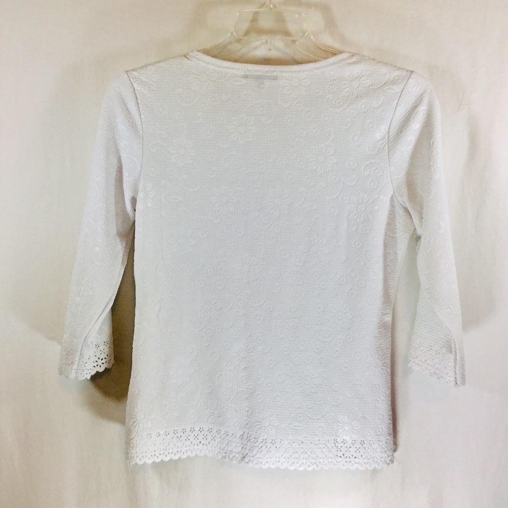 Chances R White Small With Cut Work Detailing - Picture 4 of 6